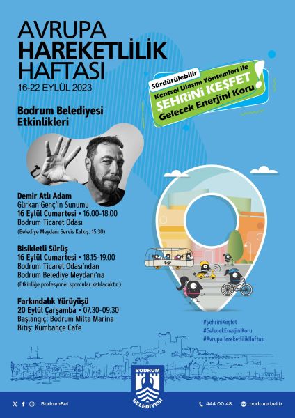 BODRUM’DA AVRUPA HAREKETLİLİK HAFTASI ETKİNLİKLERİ