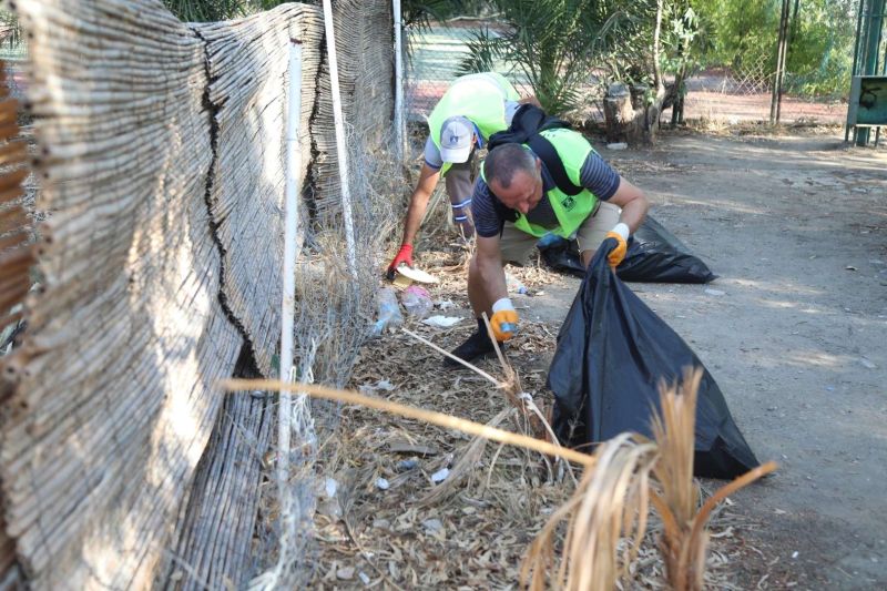 GÜMBET DOLGU ALANI TEMİZLENDİ