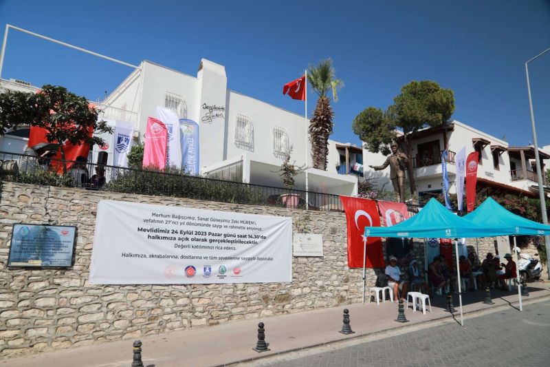 “SANAT GÜNEŞİ” ZEKİ MÜREN, VEFATININ 27’NCİ YIL DÖNÜMÜNDE BODRUM’DA ANILDI