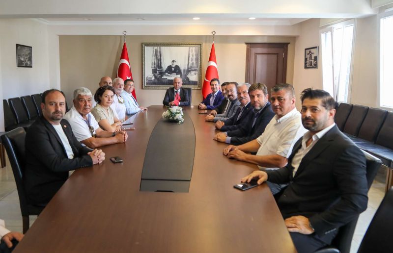 BAŞKANLARDAN KAYMAKAM ÇİT’E ZİYARET