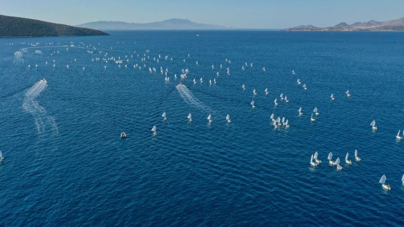 BODRUM ULUSLARARASI OPTİMİST YARIŞLARI START ALDI