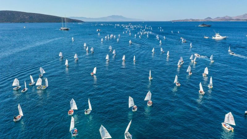 BODRUM ULUSLARARASI OPTİMİST YARIŞLARI START ALDI