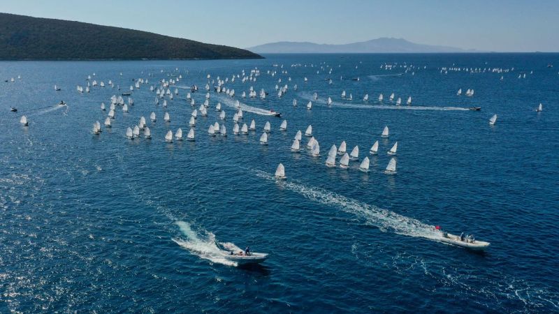 BODRUM ULUSLARARASI OPTİMİST YARIŞLARI START ALDI