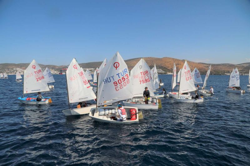 BODRUM ULUSLARARASI OPTİMİST YARIŞLARI START ALDI