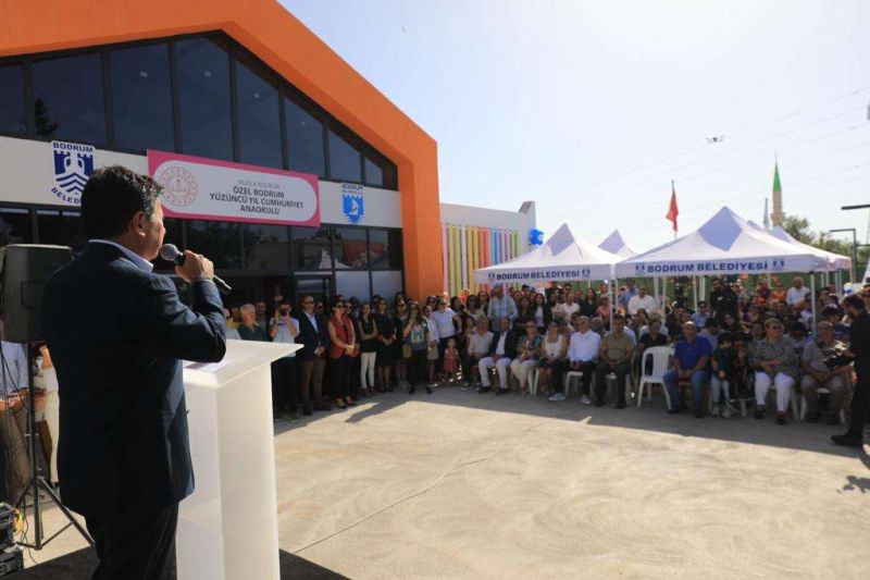 BODRUM BELEDİYESİNDEN BİR ANAOKULU DAHA