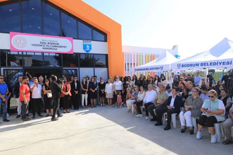 BODRUM BELEDİYESİNDEN BİR ANAOKULU DAHA