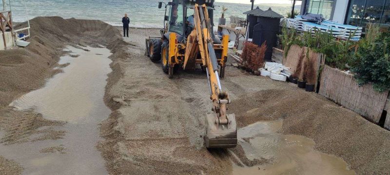 BODRUM BELEDİYE EKİPLERİ YAĞMUR MESAİSİNDE