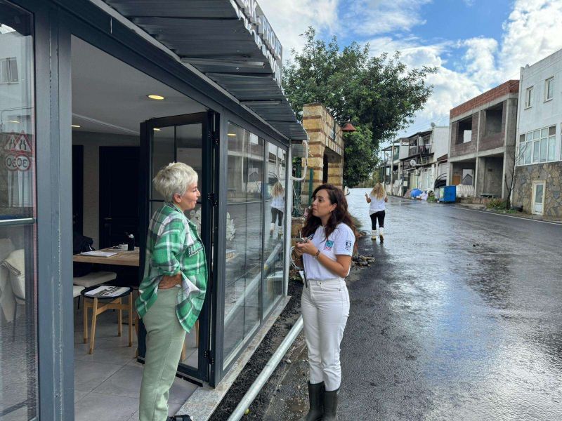 BODRUM BELEDİYE EKİPLERİ YAĞMUR MESAİSİNDE