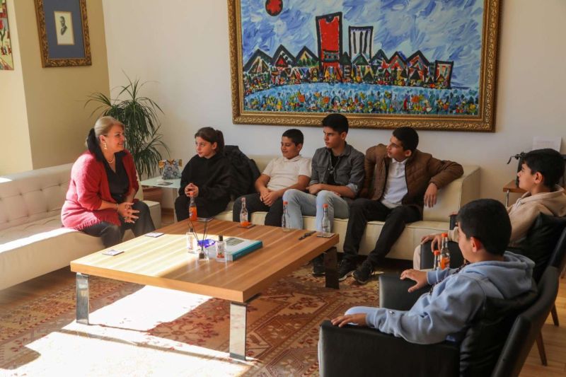 ÇOCUK MECLİSİNDEN BAŞKANLIK MAKAMINA ZİYARET