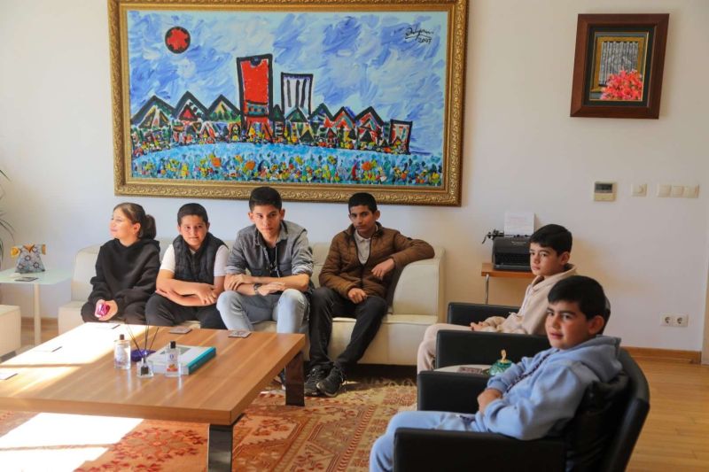 ÇOCUK MECLİSİNDEN BAŞKANLIK MAKAMINA ZİYARET