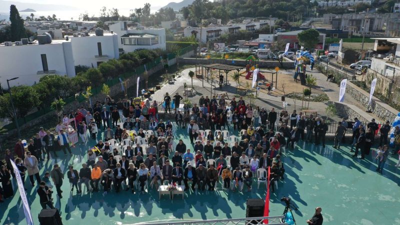 BODRUM'DA 60 PARKIN TOPLU AÇILIŞI YAPILDI