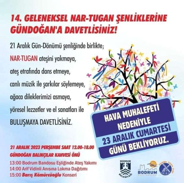 BODRUMDA NAR-TUGAN ETKİNLİKLERİ