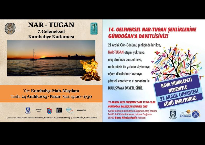 BODRUMDA NAR-TUGAN ETKİNLİKLERİ