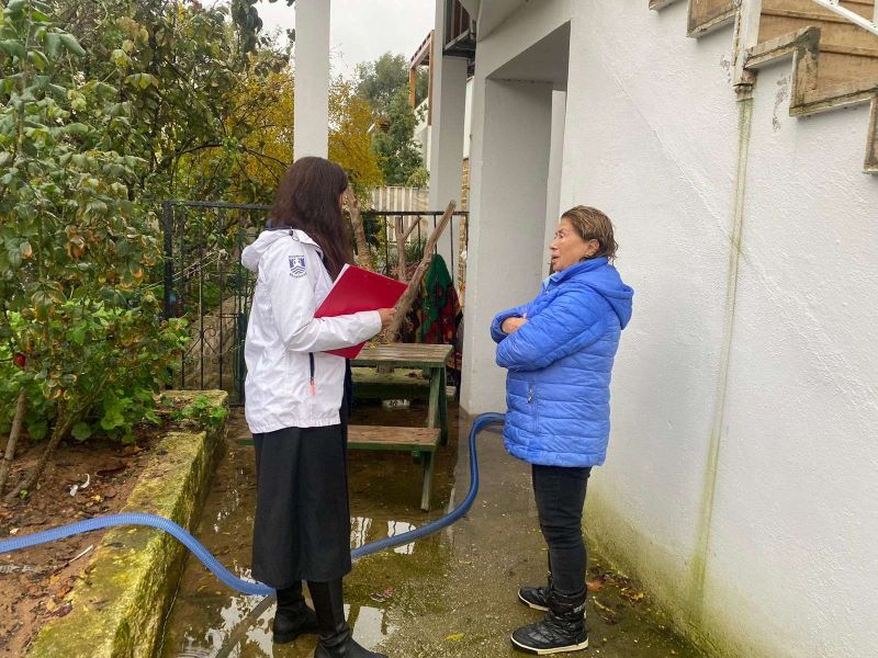 BELEDİYE EKİPLERİ YAĞMUR MESAİSİNDE