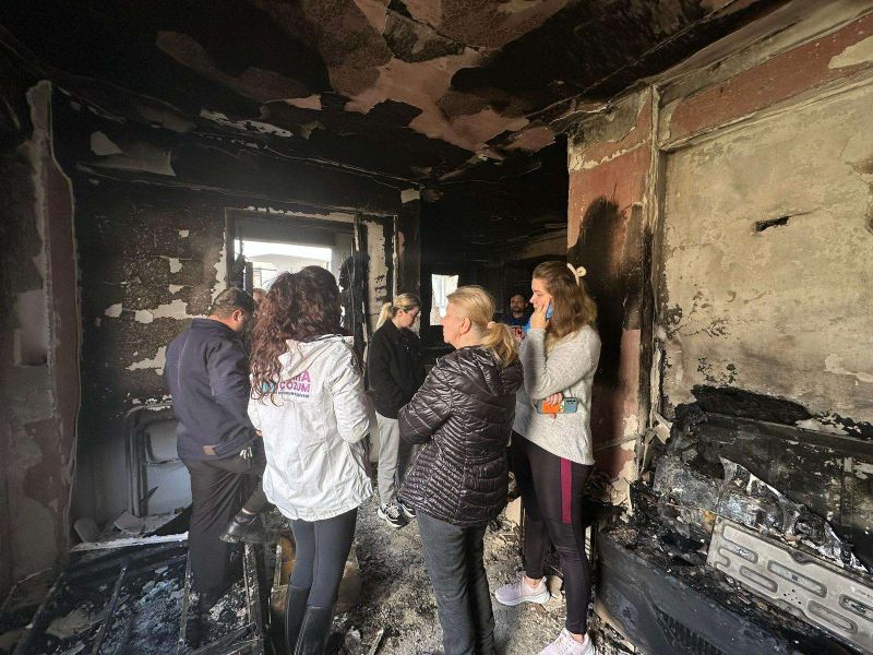 YANGIN MAĞDURLARINA HIZLI DESTEK