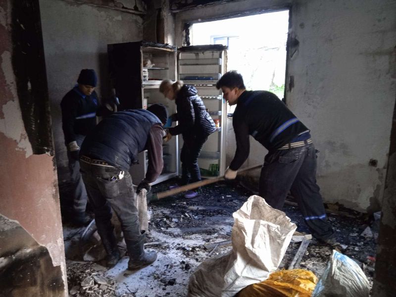 YANGIN MAĞDURLARINA HIZLI DESTEK