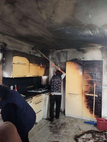 YANGIN MAĞDURLARINA HIZLI DESTEK