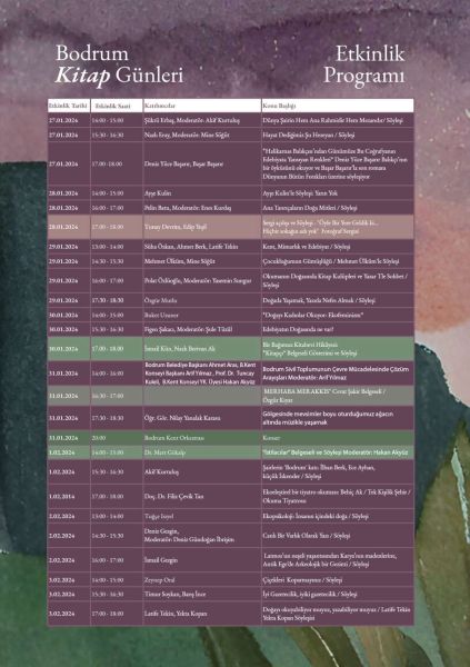BODRUM KİTAP GÜNLERİ BAŞLIYOR