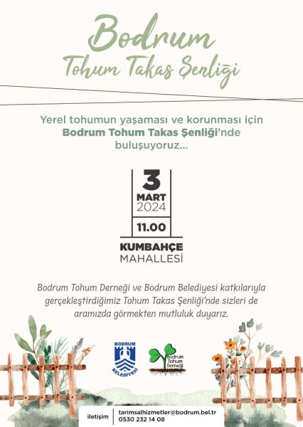 TOHUM TAKAS ŞENLİĞİ 3 MART’TA