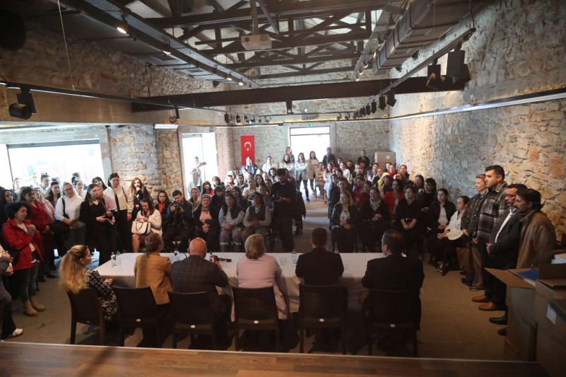 BELEDİYE İŞ SENDİKASI, BODRUM BELEDİYESİ KADIN ÇALIŞANLARIYLA BULUŞTU