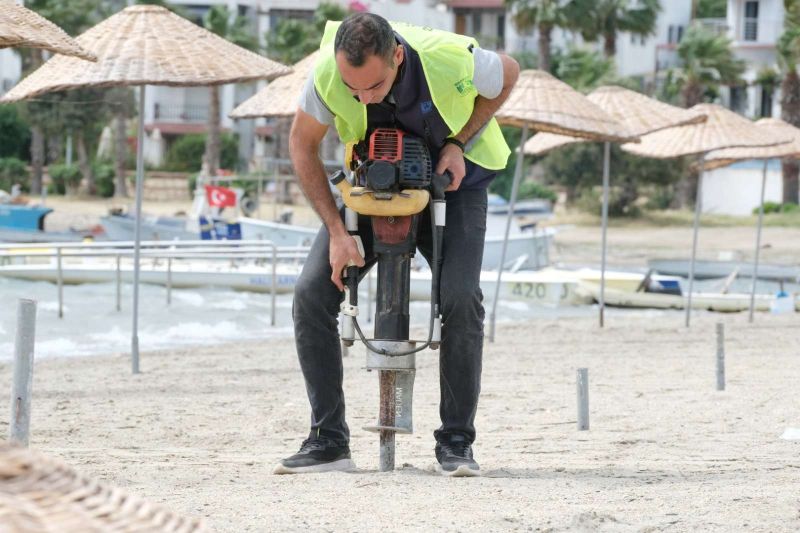 HALK PLAJLARINDA SEZON HAZIRLIKLARI