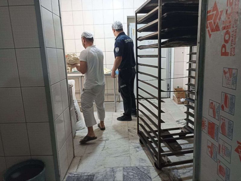 ZABITA EKİPLERİNDEN FIRIN DENETİMİ