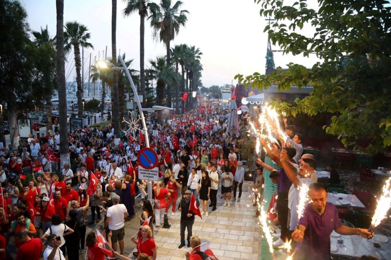 BODRUM’DA 19 MAYIS COŞKUYLA KUTLANDI