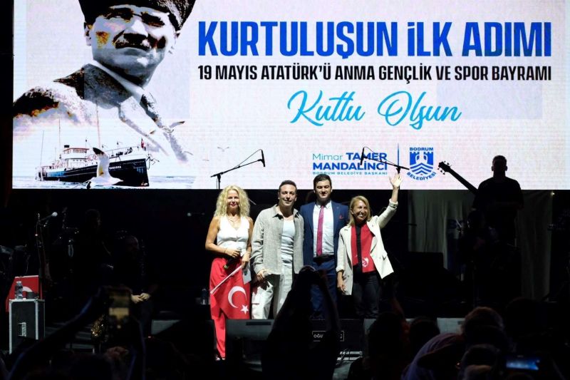 BODRUM’DA 19 MAYIS COŞKUYLA KUTLANDI