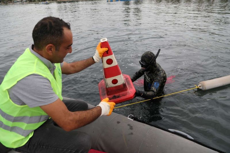 DENİZ DİBİ TEMİZLİĞİ BİTEZ’DE DEVAM ETTİ