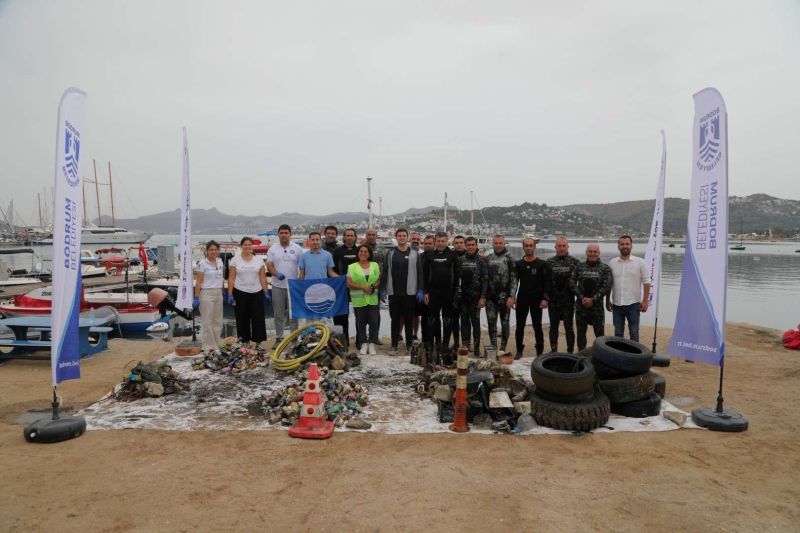 DENİZ DİBİ TEMİZLİĞİ BİTEZ’DE DEVAM ETTİ