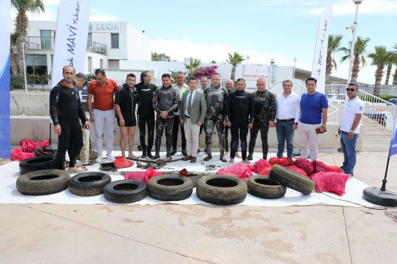 PRESERVING BODRUM'S BLUE: FOURTH STAGE OF SEAFLOOR CLEANING IN ORTAKENT