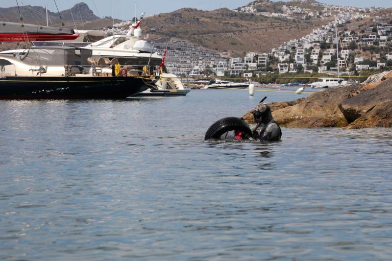 PRESERVING BODRUM'S BLUE: FOURTH STAGE OF SEAFLOOR CLEANING IN ORTAKENT