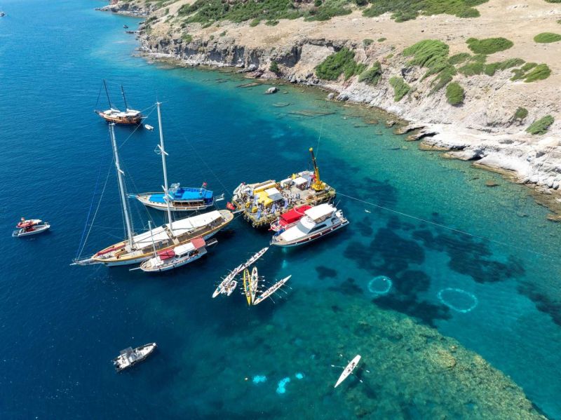 BLUE EXİLE ART PROJECT SUALTI PARKI AÇILDI