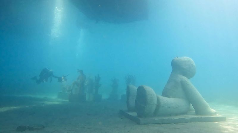 BLUE EXİLE ART PROJECT SUALTI PARKI AÇILDI