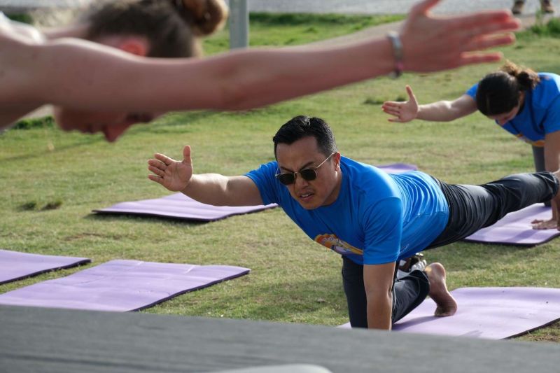 BİTEZ ÜÇ FİDAN PARKINDA ULUSLARARASI YOGA GÜNÜ ETKİNLİĞİ