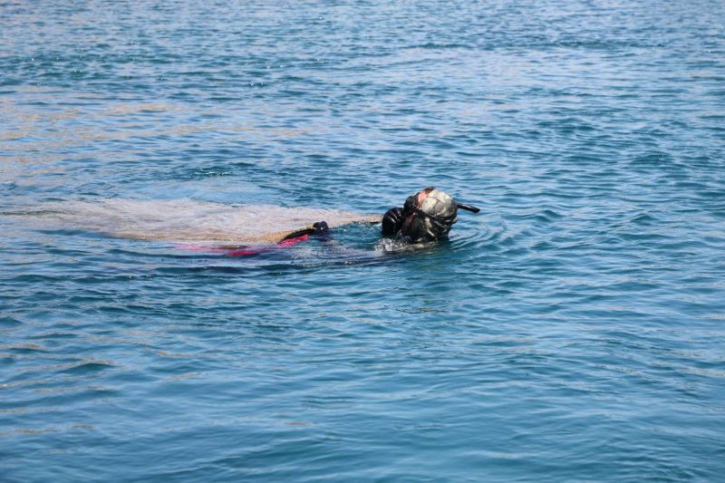 GÜMÜŞLÜK’TE DENİZ DİBİ TEMİZLİĞİ