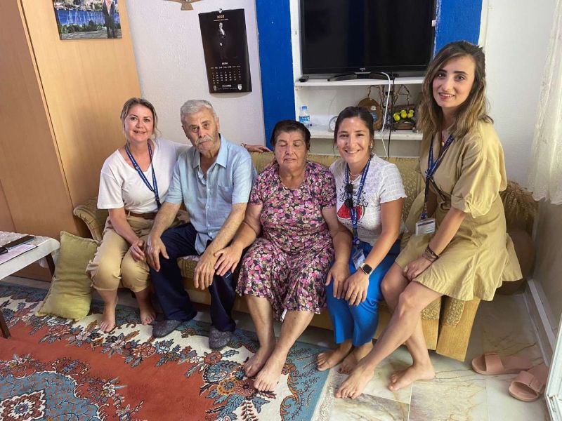 BELEDİYE EKİPLERİNDEN KIBRIS GAZİLERİNE ZİYARET