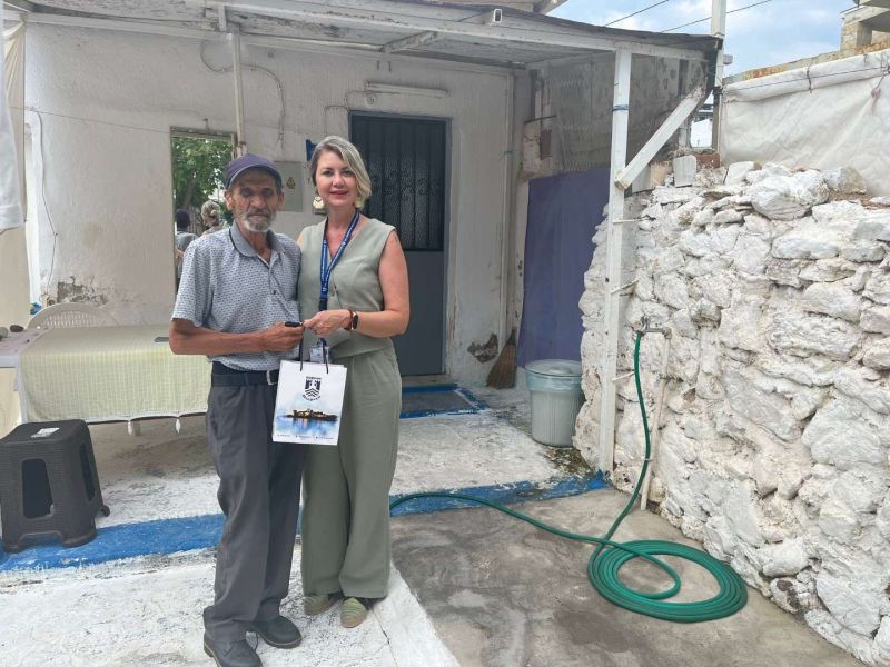 BELEDİYE EKİPLERİNDEN KIBRIS GAZİLERİNE ZİYARET