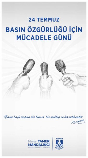 24 TEMMUZ BASIN ÖZGÜRLÜĞÜ İÇİN MÜCADELE GÜNÜ
