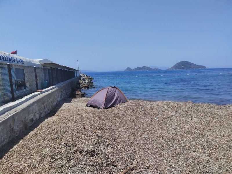 BELEDİYEDEN KARAVAN VE ÇADIRLARA YÖNELİK DENETİM