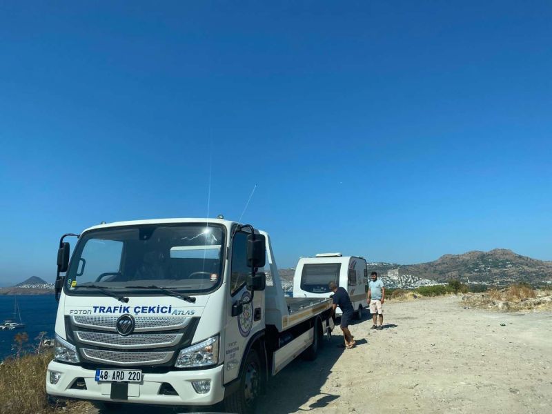 BELEDİYEDEN KARAVAN VE ÇADIRLARA YÖNELİK DENETİM