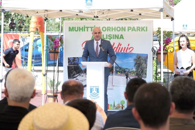 MUHİTTİN ORHON PARKI AÇILDI