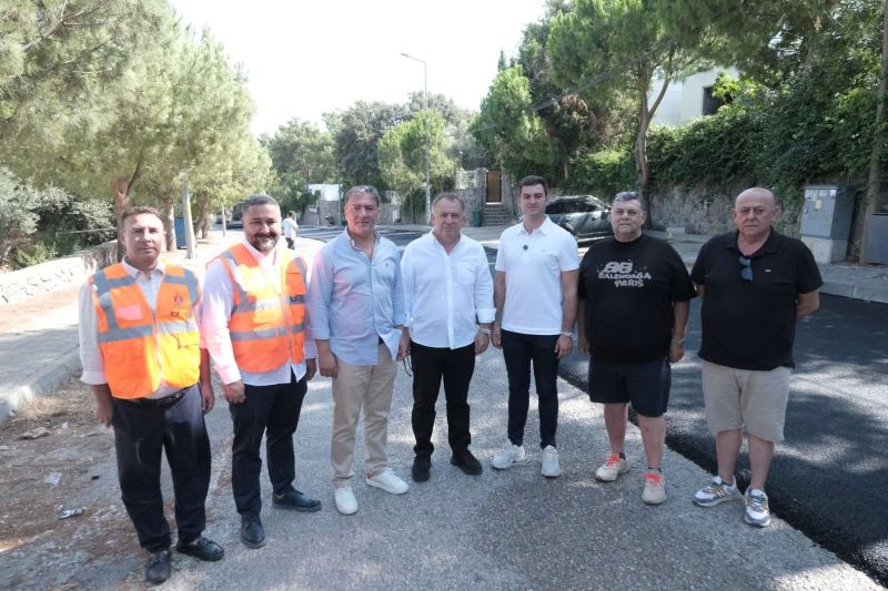 BODRUM’DA ASFALT ÇALIŞMASINA SÜRPRİZ ZİYARET