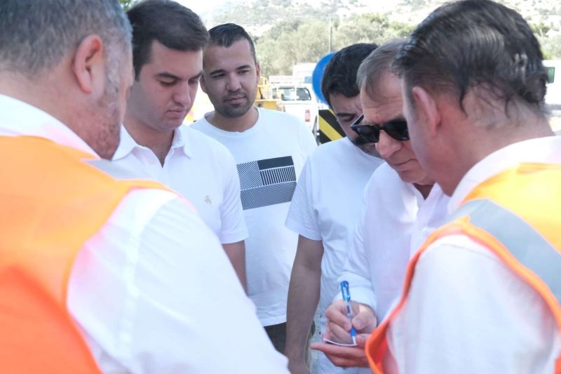 BODRUM’DA ASFALT ÇALIŞMASINA SÜRPRİZ ZİYARET