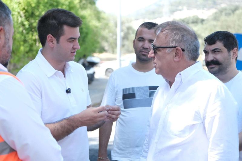 BODRUM’DA ASFALT ÇALIŞMASINA SÜRPRİZ ZİYARET