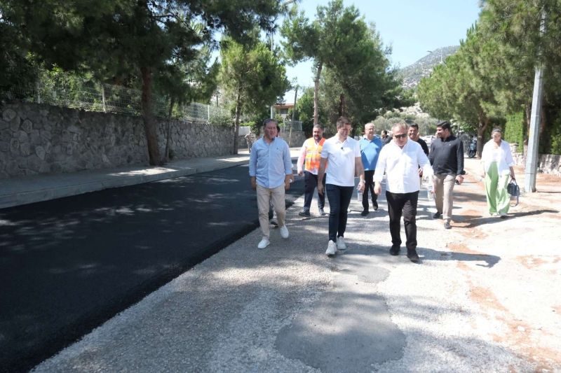 BODRUM’DA ASFALT ÇALIŞMASINA SÜRPRİZ ZİYARET