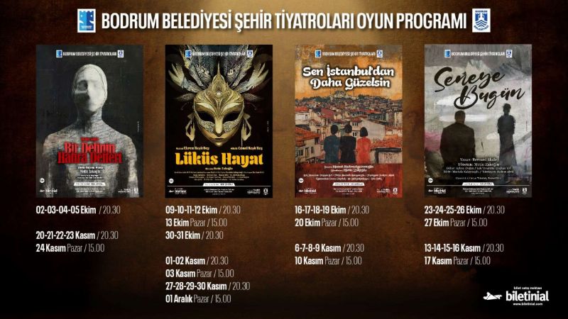 TİYATROLU GÜNLER 1 EKİM’DE BAŞLIYOR