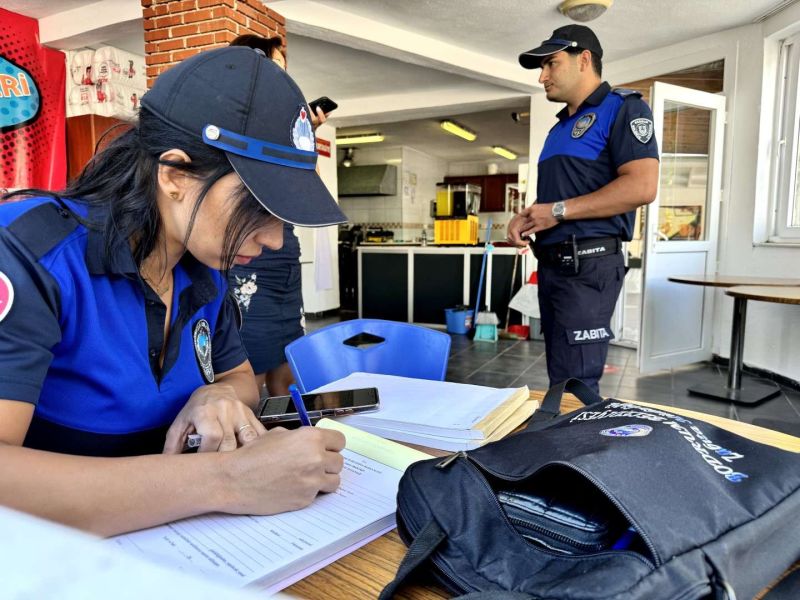 ZABITA EKİPLERİNDEN KANTİN DENETİMİ