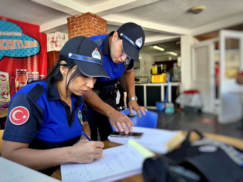 ZABITA EKİPLERİNDEN KANTİN DENETİMİ