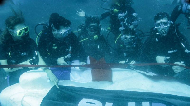 BLUE EXİLE ART PROJECT SUALTI PARKI 2. ETABI YAPILDI